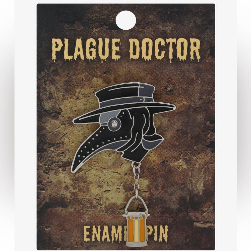 Plauge‎ Doctor Lamp Enamel Pin Hot Topic